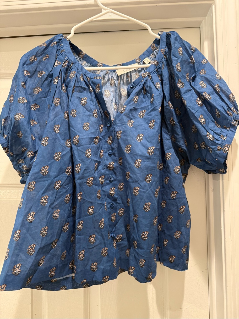 NWOT Doen June Top in Eartha Paisley Size X-Small - Picture 4 of 5